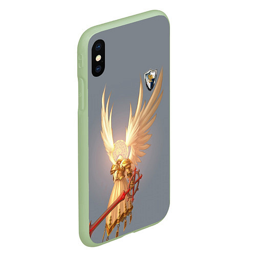 Чехол iPhone XS Max матовый Heroes of Might and Magic / 3D-Салатовый – фото 2