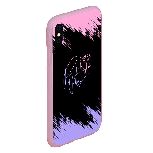 Чехол iPhone XS Max матовый ТИКТОКЕР - PAYTON MOORMEIE / 3D-Розовый – фото 2