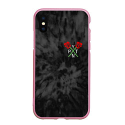 Чехол iPhone XS Max матовый Payton Moormeier, цвет: 3D-розовый