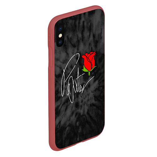 Чехол iPhone XS Max матовый Payton Moormeier / 3D-Красный – фото 2