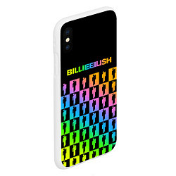 Чехол iPhone XS Max матовый BILLIE EILISH, цвет: 3D-белый — фото 2