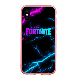 Чехол iPhone XS Max матовый FORTNITE