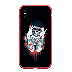 Чехол iPhone XS Max матовый Tatto Girls