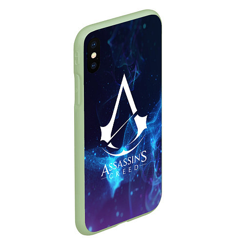 Чехол iPhone XS Max матовый Assassin’s Creed / 3D-Салатовый – фото 2