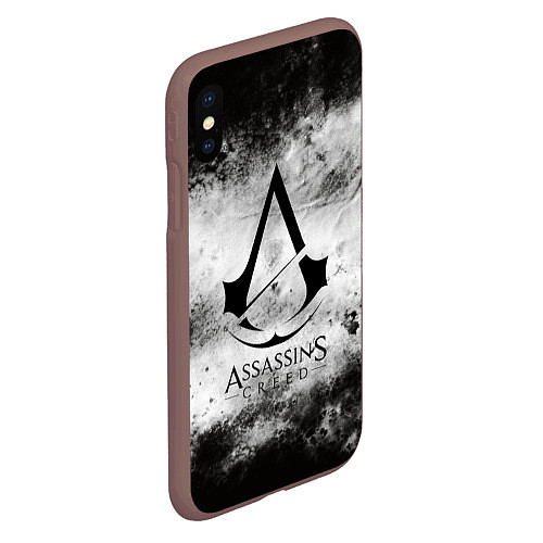 Чехол iPhone XS Max матовый Assassin’s Creed / 3D-Коричневый – фото 2