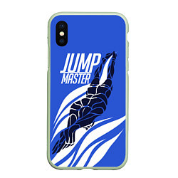 Чехол iPhone XS Max матовый Jump master