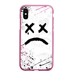 Чехол iPhone XS Max матовый LIL PEEP