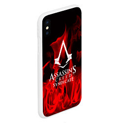 Чехол iPhone XS Max матовый Assassin’s Creed: Syndicate, цвет: 3D-белый — фото 2