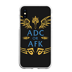 Чехол iPhone XS Max матовый ADC of AFK