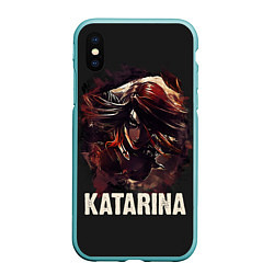 Чехол iPhone XS Max матовый Katarina