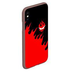 Чехол iPhone XS Max матовый GURREN LAGANN, цвет: 3D-коричневый — фото 2