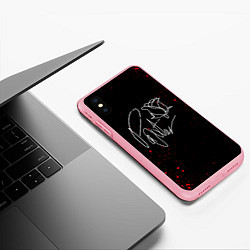 Чехол iPhone XS Max матовый Payton Moormeier: Black Style, цвет: 3D-баблгам — фото 2
