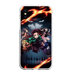 Чехол iPhone XS Max матовый KIMETSU NO YAIBA