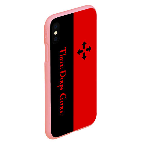 Чехол iPhone XS Max матовый Three Days Grace / 3D-Баблгам – фото 2