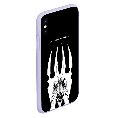 Чехол iPhone XS Max матовый Hollow Knight / 3D-Светло-сиреневый – фото 2