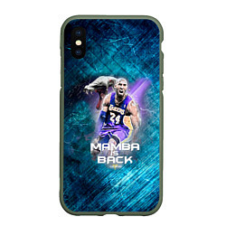 Чехол iPhone XS Max матовый Kobe Bryant