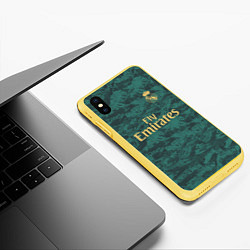 Чехол iPhone XS Max матовый Real Gk 1 19-20, цвет: 3D-желтый — фото 2
