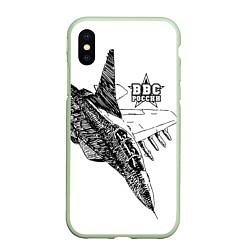 Чехол iPhone XS Max матовый ВВС России