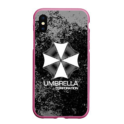 Чехол iPhone XS Max матовый UMBRELLA CORP