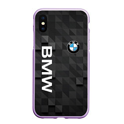 Чехол iPhone XS Max матовый BMW, цвет: 3D-сиреневый