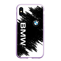 Чехол iPhone XS Max матовый BMW, цвет: 3D-сиреневый