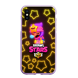 Чехол iPhone XS Max матовый Brawl Stars Sandy