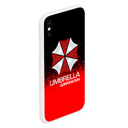 Чехол iPhone XS Max матовый UMBRELLA CORP, цвет: 3D-белый — фото 2