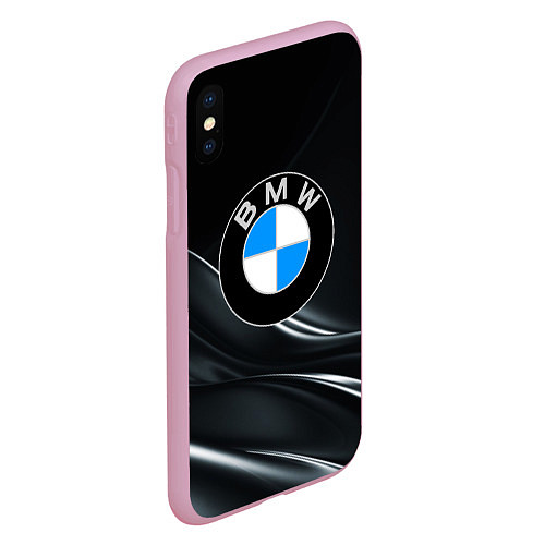 Чехол iPhone XS Max матовый BMW / 3D-Розовый – фото 2