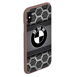 Чехол iPhone XS Max матовый BMW, цвет: 3D-коричневый — фото 2