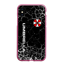 Чехол iPhone XS Max матовый UMBRELLA CORPORATION