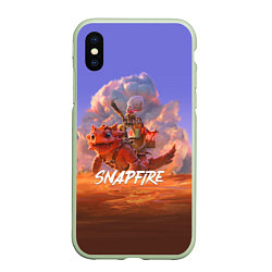 Чехол iPhone XS Max матовый Snapfire