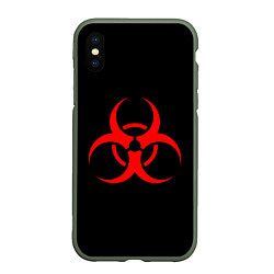 Чехол iPhone XS Max матовый Plague inc