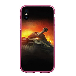 Чехол iPhone XS Max матовый Tank