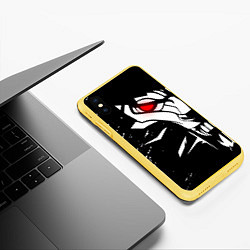 Чехол iPhone XS Max матовый THE WITCHER, цвет: 3D-желтый — фото 2