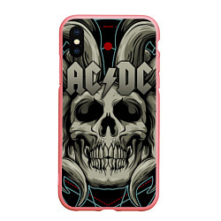 Чехол iPhone XS Max матовый ACDC