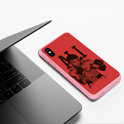 Чехол iPhone XS Max матовый Ali, цвет: 3D-баблгам — фото 2