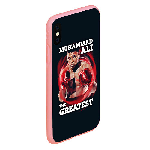 Чехол iPhone XS Max матовый Muhammad Ali / 3D-Баблгам – фото 2