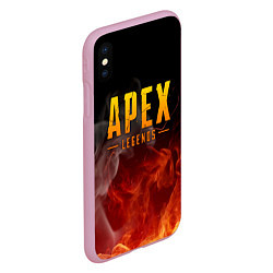 Чехол iPhone XS Max матовый APEX LEGENDS, цвет: 3D-розовый — фото 2