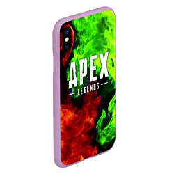 Чехол iPhone XS Max матовый APEX LEGENDS, цвет: 3D-сиреневый — фото 2