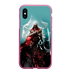 Чехол iPhone XS Max матовый Assassins Creed