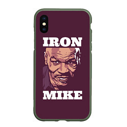 Чехол iPhone XS Max матовый Mike Tyson