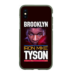 Чехол iPhone XS Max матовый Mike Tyson