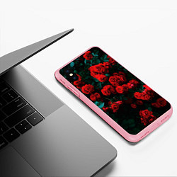 Чехол iPhone XS Max матовый Розы, цвет: 3D-баблгам — фото 2
