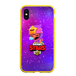 Чехол iPhone XS Max матовый BRAWL STARS SANDY