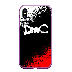 Чехол iPhone XS Max матовый DEVIL MAY CRY DMC, цвет: 3D-фиолетовый