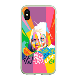 Чехол iPhone XS Max матовый BILLIE EILISH