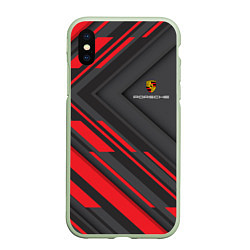 Чехол iPhone XS Max матовый PORSCHE