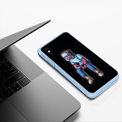Чехол iPhone XS Max матовый CountryHumans - Россия, цвет: 3D-голубой — фото 2