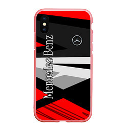 Чехол iPhone XS Max матовый Mercedes-Benz