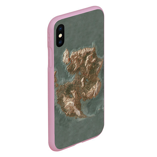 Чехол iPhone XS Max матовый Ard Skellig / 3D-Розовый – фото 2